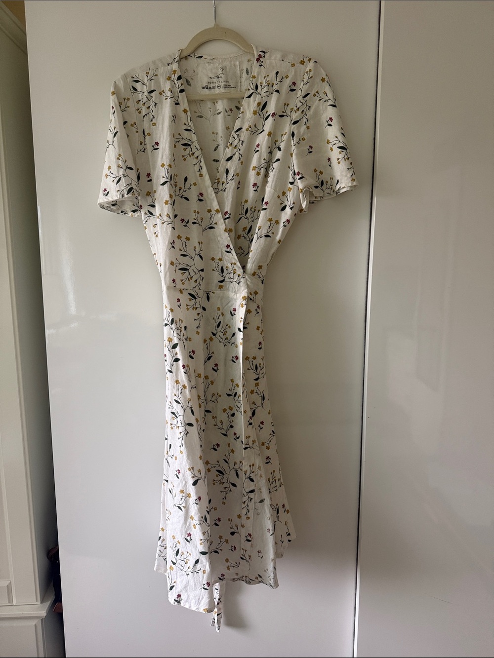 notPERFECTLINEN Sunny Fields wrap dress